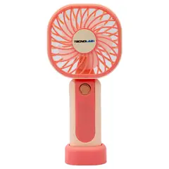 TECNOLAB - Mini Ventilador De Mano Recargable Con USB Rosa - SC