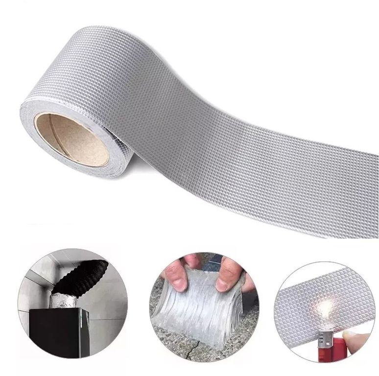 Cinta Sellador Techo Butilo Gotera Impermeable 200mm X 10mts