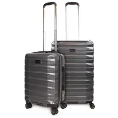 PENGUIN - Pack 2 maletas S+M Rocky gris