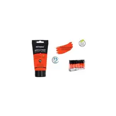 GENERICO - Pintura Acrylic Fluorescente Naranjo 75 ML