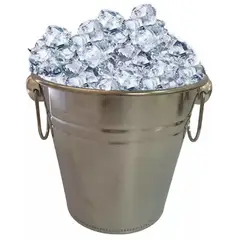 BELKRA - Hielera Con Pinzas Cubetera Balde Botellas Bar Bebidas