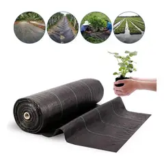 KUANGYE - Malla Antihierbastela Geotextil Control De Maleza150cmx10m