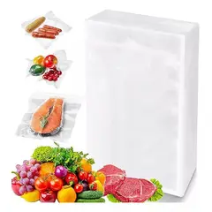 KUANGYE - 200 Bolsas Sellado - Empacado Al Vacío Gofradas 20x30 Cm