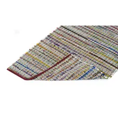DECOGHAR - Alfombra Chindi Boho Artesanal Multi 1,20 X 1,80 mts