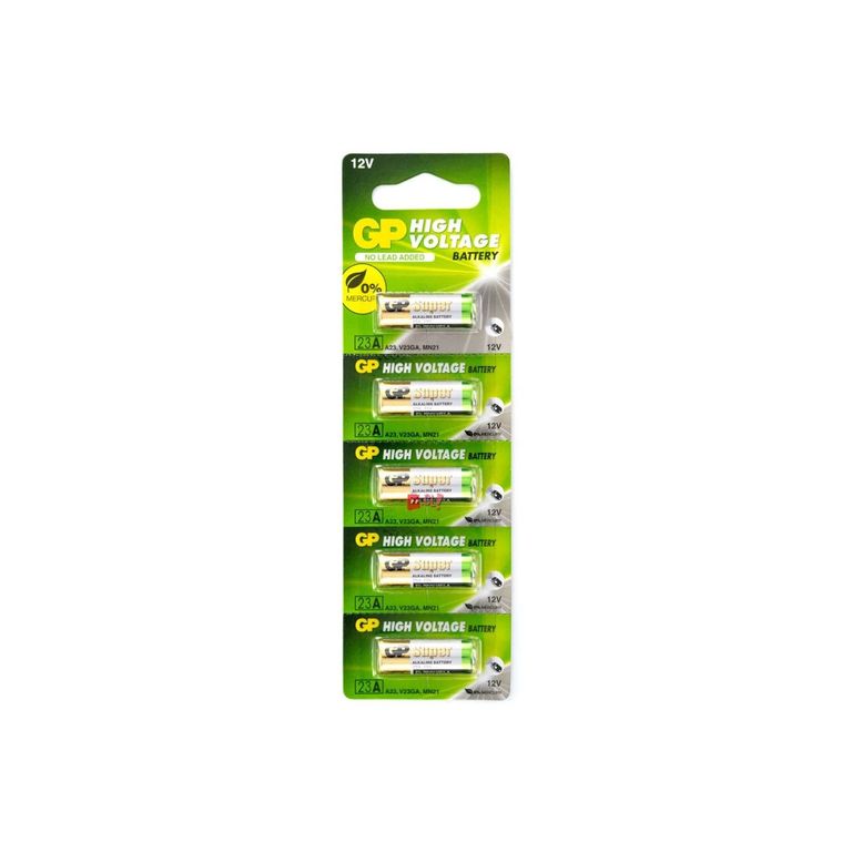 5 Pilas Gp 23a 12v High Voltaje Alcalina - SC