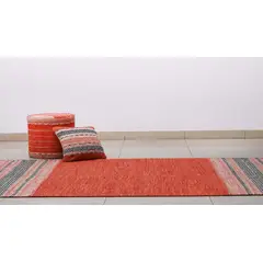 DECOGHAR - Alfombra Kilim Rustic Nomad Naranja 120 X 180 mts