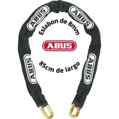 ABUS - Cadena Acero Serie 8KS 85cm Endurecido Alta Seguridad