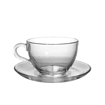 Generico Taza Vidrio Con Asas Para Cafe Bebidas Color
