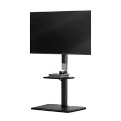 GENERICO - Soporte Tv Rack Movil Con Ruedas 32 A 70 Base Pedestal