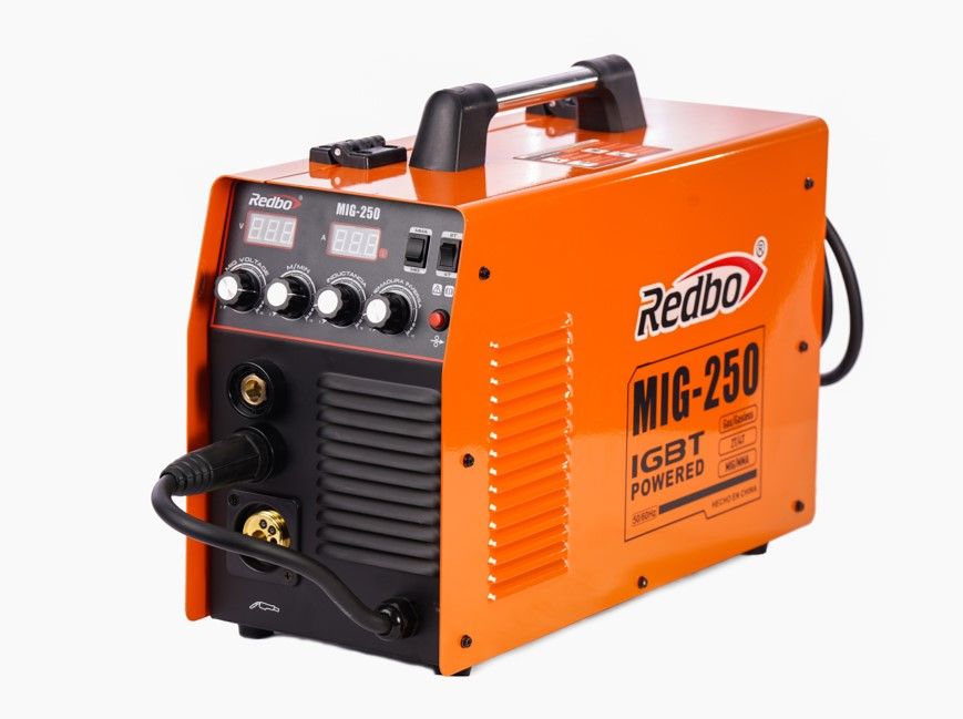 Soldadora Inverter 3 en 1 MIG-250/5kg (MIG/MMA/TIG, 200A, Tecnología IGBT)