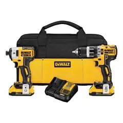 DEWALT - Kit Taladro Percutor + Atorn Impacto Dck287d2