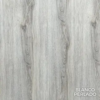 JOYTEK - Piso Flotante 8 mm Blanco Perlado 122 cm x 20 cm 2.44 m2 ($ POR CAJA)