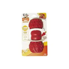 NYLABONE - Juguete Hueso Cono Rellenable de alta mordida 16 Kg