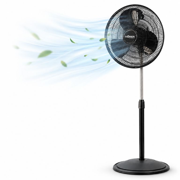 Ventilador Pedestal Y Sobremesa 2 En 1 Dual Fan 16