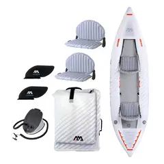 AQUA MARINA - Kayak Inflable Ultraliviano Halve Single/Doble