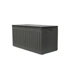 IMPORTCLICK - Bodega Baúl Multiuso Exterior Jardín 270 LT Negro 109x51x55 CM