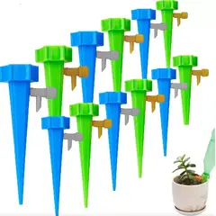 KUANGYE - Estaca Sistema Riego Automático Por Goteo 100 Pcs Ajustable