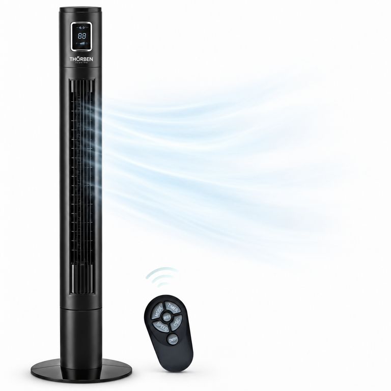 Ventilador de Torre Silencioso Wifi Thor Smart Tower + Control