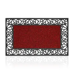 OEM - Alfombra De Entrada Hogar Limpiapiés Diseño Romantic 74x44cm