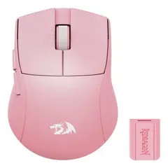 REDRAGON - Mouse Wireless Ultra Light K1ng Pro M916 4k Rosado