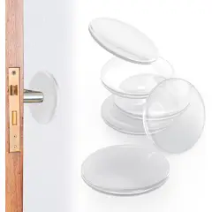 KUANGYE - Pack 6 Topes Puertas Protectores De Pared Adhesivos Silicona