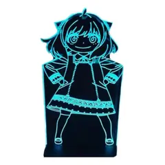 GENERICO - Lampara ilusión 3D Anya Spy x Family De 7 Colores