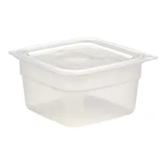 CAMBRO - RECIPIENTE GRADUADO CUADRADO POLIPROPILENO 05 LT CON TAPA