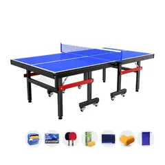LUBABYCAS - Mesa De Ping Pong Profesional Plegable Accesorios