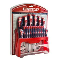 EMTOP - Pack 18 Destornilladores ESST1802