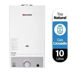 SPLENDID - CALEFON GAS LICUADO 10L IONIZADO