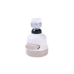 GENERICO - Grifo Ahorrador Giratorio Aireador Agua 360 Grados Acero