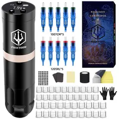 GENERICO - Kit de tatuaje inalambrico POSEIDON