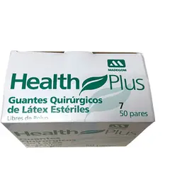 GENERICO - GUANTES QUIRURGICOS ESTERILES LIBRES DE POLVO HEALTH PLUS 7.0