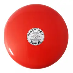 KUANGYE - Timbre Campana Alarma 10p 220vac Metal Rojo Escuela Incendio