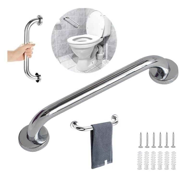 Barra Seguridad Manilla Para Baños Ducha Pasillos De 60cm