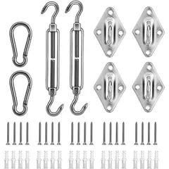 KUANGYE - Kit De Instalacion Toldo Vela Anclaje M5…
