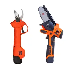 VAN BEEK - Pack Motosierra Eléctrica vBSE4 + Tijera de Poda Eléctrica vB25