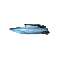 GENERICO - Lancha Velocidad Piscina Control Remoto RC Premiun Azul