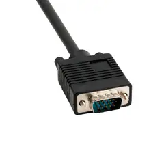 XTECH - Cable Alargador VGA Macho a Macho Negro