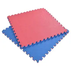 GENERICO - Pack X 10 Pisos Tatami Goma Eva Premium 1mtX1mtX2 Cm AzulRojo