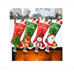 GENERICO - Botas De Colgante Navidad Decoración Papá Noel