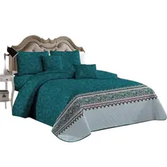 GENERICO - Cobertor Quilt De Verano + Juego De Sabanas 2 Plazas