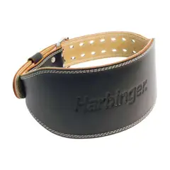 HARBINGER - Cinturon De Pesas Para Gimnasio Leather Cuero L