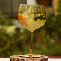 DECO EXPRESS - Set 6 Copas Gin/agua Ulm ambar