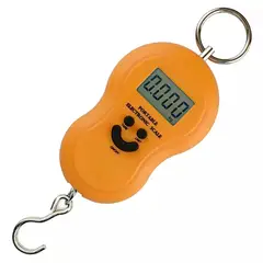GENERICO - Peso Balanza Equipaje Maleta Balanza Digital 50kg Portatil Naranja