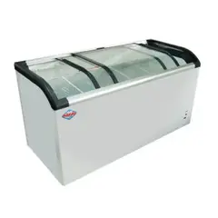 MAIGAS - Congelador Tipo Isla Tapa Vidrio Curvo 520 Litros