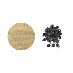 GENERICO - Malla raschel rollo 10mt Beige 90% 2.10mt