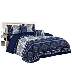 GENERICO - Cobertor Quilt De Verano + Juego De Sabanas Plaza y Media