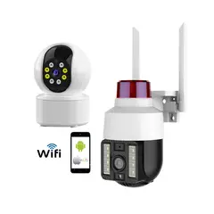 VIPA - Pack 2 Cámaras Seguridad Interior y Exterior IP WIFI