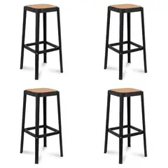 ASIMETRIKA - Set 4 Pisos Bar NOLITA - Negro 70 CM